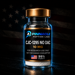 CJC-1295 NO DAC 10mg research vial from Pinnacle Peptide Labs