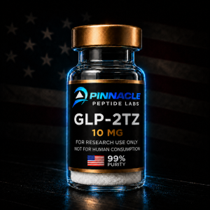 GLP-2TZ 10mg research vial from Pinnacle Peptide Labs
