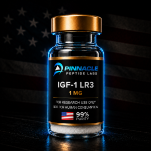 IGF-1 LR3 1mg research vial from Pinnacle Peptide Labs