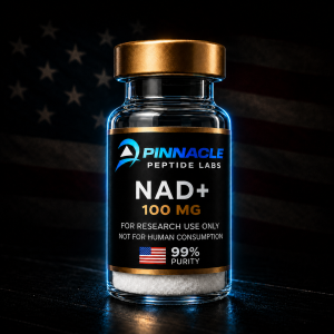 NAD+ 100mg research vial from Pinnacle Peptide Labs
