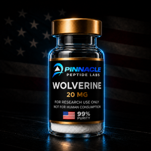 Wolverine blend 20mg research vial from Pinnacle Peptide Labs